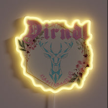 Charger l&#39;image dans la galerie, Vibrant Pink Dirndl Neon Sign Adds Traditional German Charm Instantly