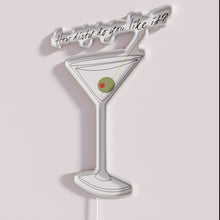 Charger l&#39;image dans la galerie, Vibrant Dirty Martini RGB Neon Bar Sign with Modern Nightclub Lighting