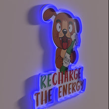 Charger l&#39;image dans la galerie, Fun, eye-catching dog lover&#39;s beer themed RGB neon signage decor.