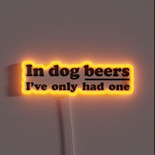 Charger l&#39;image dans la galerie, Paw-some Pub Decor - Customizable Dog Beers Neon Sign