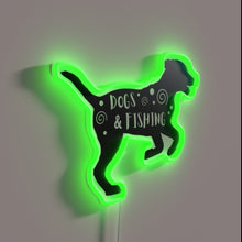 Charger l&#39;image dans la galerie, Dogs love fishing, a nostalgic pet owner&#39;s dream catch displayed