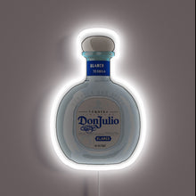 Charger l&#39;image dans la galerie, **Alt text:** *Don Julio tequila bottle neon sign with white glow.*