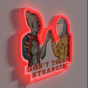 Warning: don't trust strangers with our secure living spaces inside.