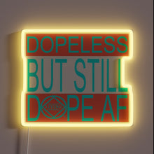 Charger l&#39;image dans la galerie, Recovery meets rebellion in this bold Narcotics Anonymous neon sign.
