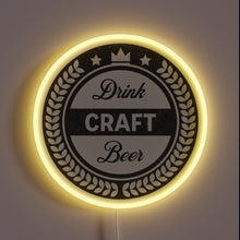 Charger l&#39;image dans la galerie, Brew your perfect pint with vibrant neon beer bar decor