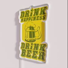 Charger l&#39;image dans la galerie, RGB Neon Bar Sign Drink Happiness Beer Drinking Humor Decorations
