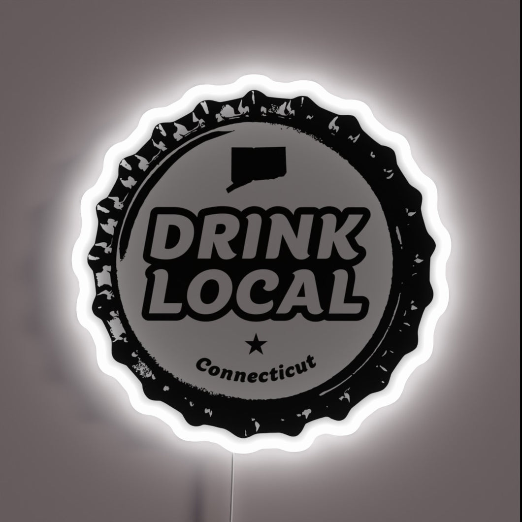 Add vibrant color to your home with this LED sign.