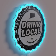 Charger l&#39;image dans la galerie, Shine on with vibrant color of local CT craft beer caps.