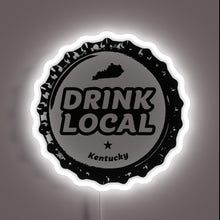 Charger l&#39;image dans la galerie, Kentucky Craft Brewery Themed RGB Neon Lighted Bottle Cap Display