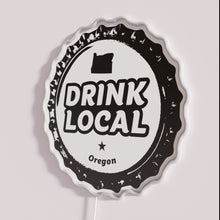 Charger l&#39;image dans la galerie, RGB Neon Sign Art Celebrating Oregon Craft Beer Culture Tradition