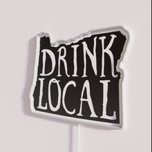 Charger l&#39;image dans la galerie, Handcrafted Neon Sign Decor for Local Oregon Craft Beer Enthusiasts