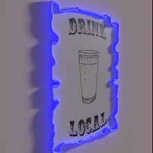 Charger l&#39;image dans la galerie, Support local businesses with vibrant drink inspired RGB neon decor.