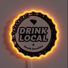 Charger l&#39;image dans la galerie, RGB Glowing Sign Featuring Bottles of SC Craft Beer Iconography