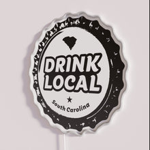 Charger l&#39;image dans la galerie, Brighten Home Bar Decor with Vibrant Drink Local SC Neon Sign