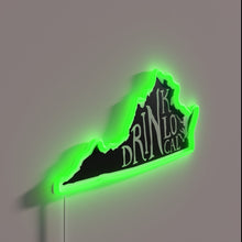 Charger l&#39;image dans la galerie, Handcrafted Neon Sign Promoting Local VA Breweries in Outline Format