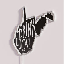 Charger l&#39;image dans la galerie, Neon Sign in RGB Colors Celebrating WV State Craft Beers