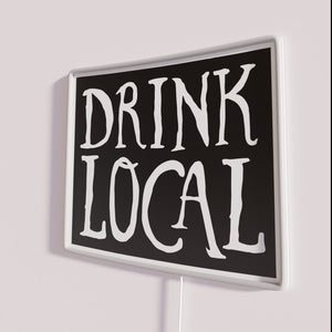 Neon LED sign for craft beer enthusiasts in Wyoming state
