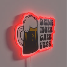 Charger l&#39;image dans la galerie, Relax with our fun RGB neon barware reminder sign