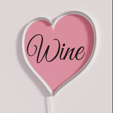 Charger l&#39;image dans la galerie, Vintage love quote neon wall decor for wine enthusiasts home