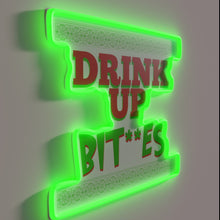Charger l&#39;image dans la galerie, Neon bar decoration with vibrant RGB LED lit signage.