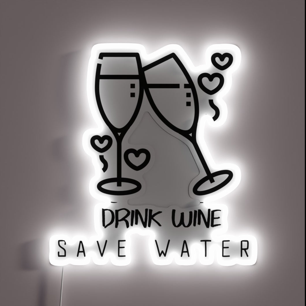 Save water, drink wine, live life in vibrant technicolor style.