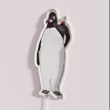 Charger l&#39;image dans la galerie, Neon RGB Drinking Penguin Billings Madison Sorry to Interrupt Sign