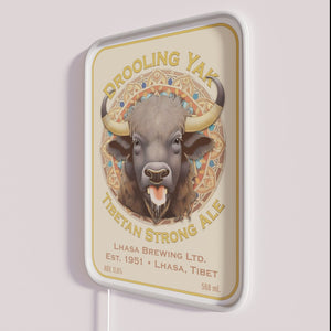 Tibetan Inspired Strong Ale Bar Decorative RGB Neon Sign Accents