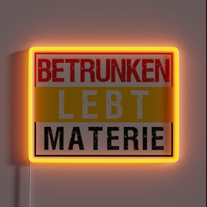 German Beer Festival Party Accessory Neon Sign with RGB Lighting