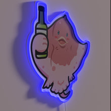 Charger l&#39;image dans la galerie, Colorful Drunken Fish 2 RGB Neon Sign with Artistic Glow Accent