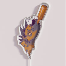 Charger l&#39;image dans la galerie, Colorful Drunken Hyena Neon Sign Art Decor for Bars Homebars