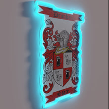 Charger l&#39;image dans la galerie, Drunken State Crest in Vibrant Neon RGB Color Scheme