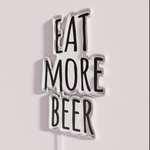 Charger l&#39;image dans la galerie, Neon beer sign Eat More Beer V10 RGB lighting