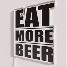 Charger l&#39;image dans la galerie, Neon beer lover&#39;s decorative sign with colorful RGB LED lighting