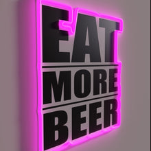 Charger l&#39;image dans la galerie, Neon drinker&#39;s delight, bold glow for your beer-loving lair inside.