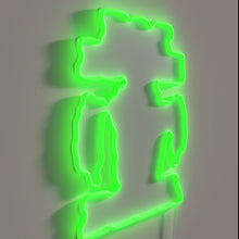 Charger l&#39;image dans la galerie, Neon beer sign with colorful, bright RGB lighting effect.