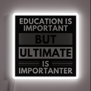 Neon Sign Statement Piece: Balance Ambition with Personal Values and Ethics