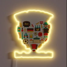 Charger l&#39;image dans la galerie, Vibrant RGB neon sign celebrating Oktoberfest spirit and German heritage