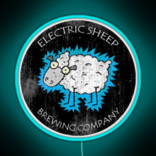 Charger l&#39;image dans la galerie, Electric Sheep Brewing Company RGB neon sign lightblue 