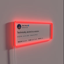 Charger l&#39;image dans la galerie, Elon Musk Quote Inspired RGB Neon Bar Sign Solution