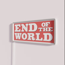 Charger l&#39;image dans la galerie, Vibrant Neon Sign Featuring Iconic &#39;News of the World&#39; Design