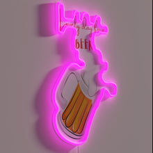 Charger l&#39;image dans la galerie, Color-Changing Neon Sign - Cheers to Good Times and Cold Beers