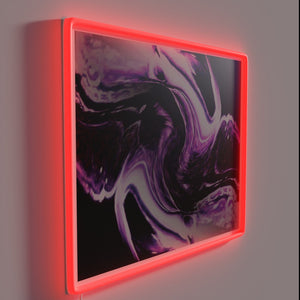 Fleeting moments of color in radiant, vibrant digital display