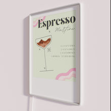 Charger l&#39;image dans la galerie, Neon Coffee Bar Sign - Vibrant Espresso Martini Art Decoration Wall