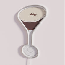 Charger l&#39;image dans la galerie, Elegant Espresso Martini bar decor with colorful RGB LED lighting
