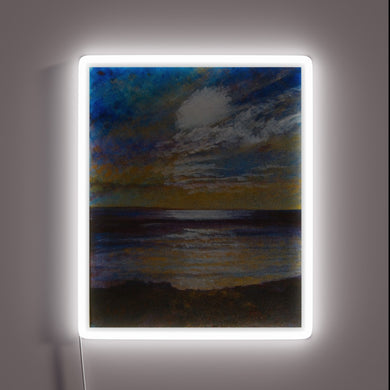 Add a vibrant evening ambiance with this glow neon sign