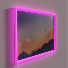 Charger l&#39;image dans la galerie, Softly glowing evening ambiance with customizable color changing LED lights.