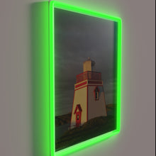 Charger l&#39;image dans la galerie, Radiant evening ambiance with customizable color changing LED neon light accents.