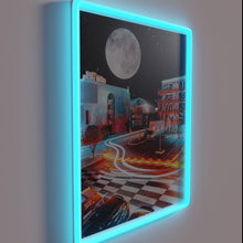 Charger l&#39;image dans la galerie, Soft evening ambiance with vibrant color-changing RGB LED glow effect