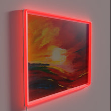 Charger l&#39;image dans la galerie, Evening ambiance with vibrant color changing rgb neon lighting effect.