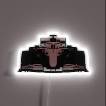 Charger l&#39;image dans la galerie, Vibrant Pink Neon Sign Featuring an F1 Car Silhouette Design